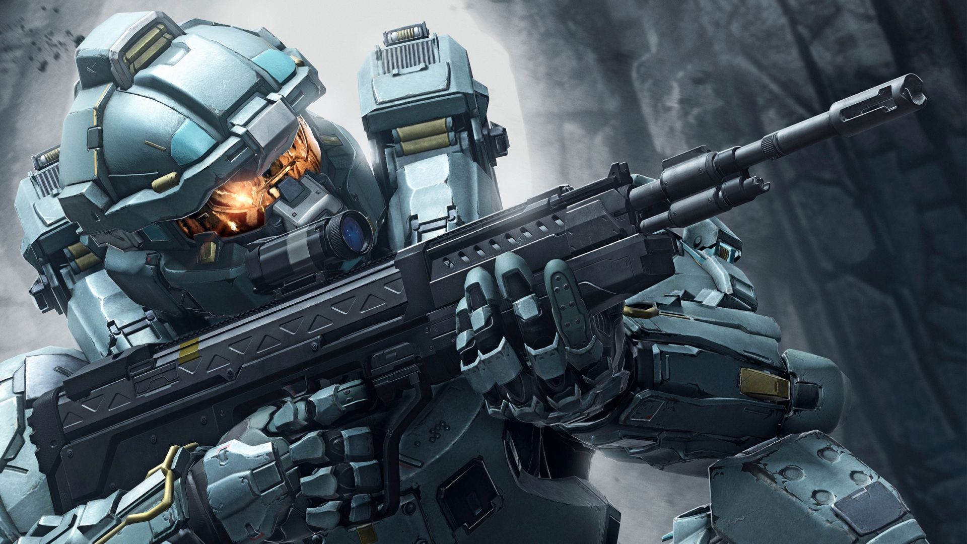 Download Wallpaper 1920x1080 Halo 5, Soldiers, Weapons, Automaton ...