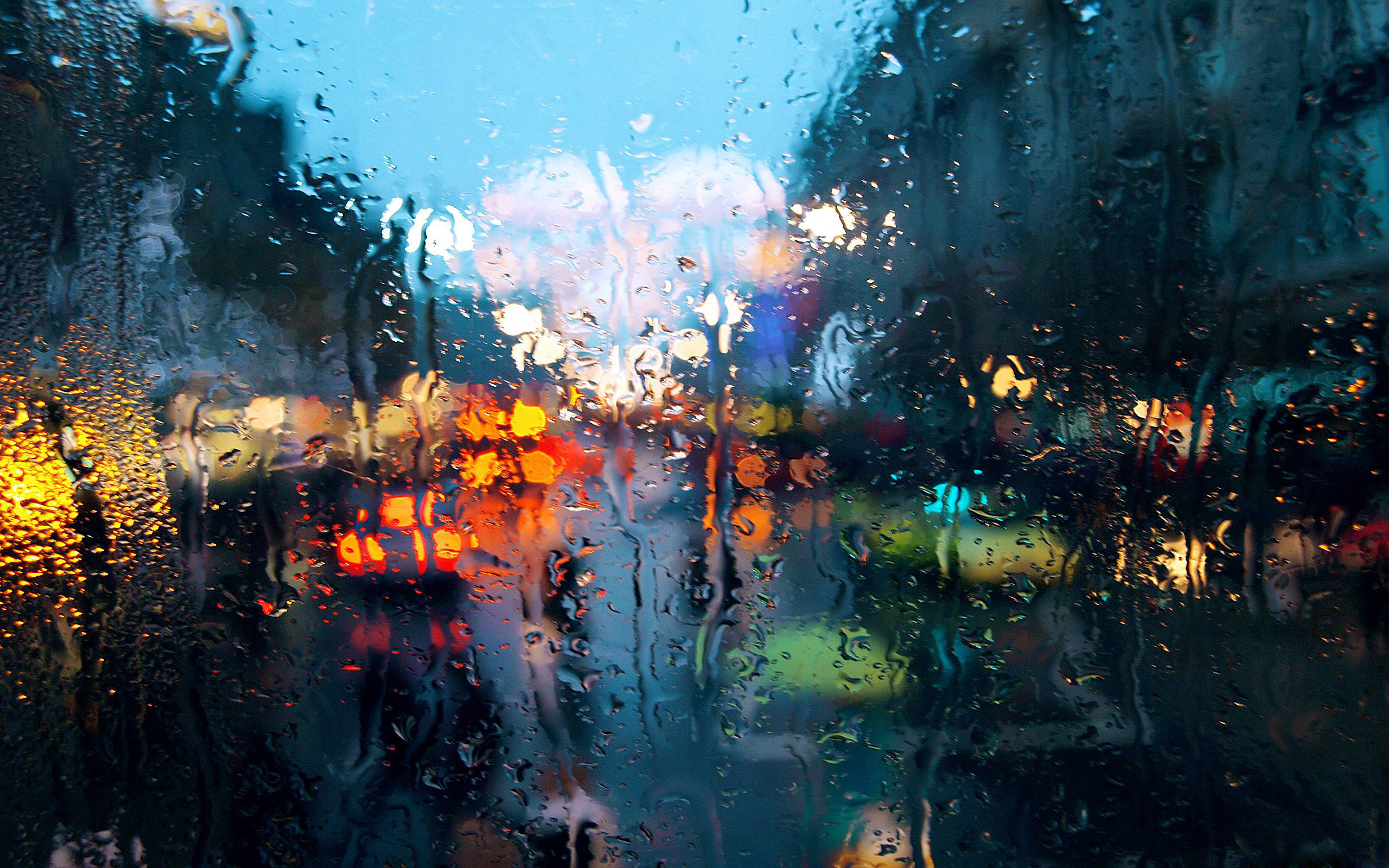 Rain Drops On Glass Wallpaper #7922 Wallpaper | Wallbejo.com