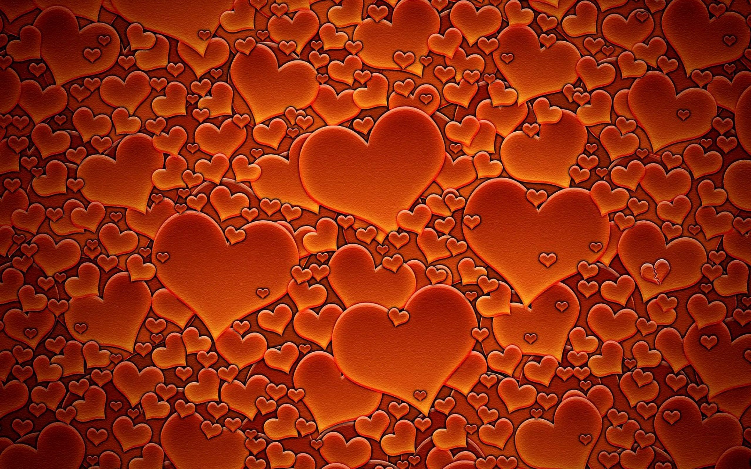 Hearts Background Of Red Hearts Wallpaper HD For Desktop