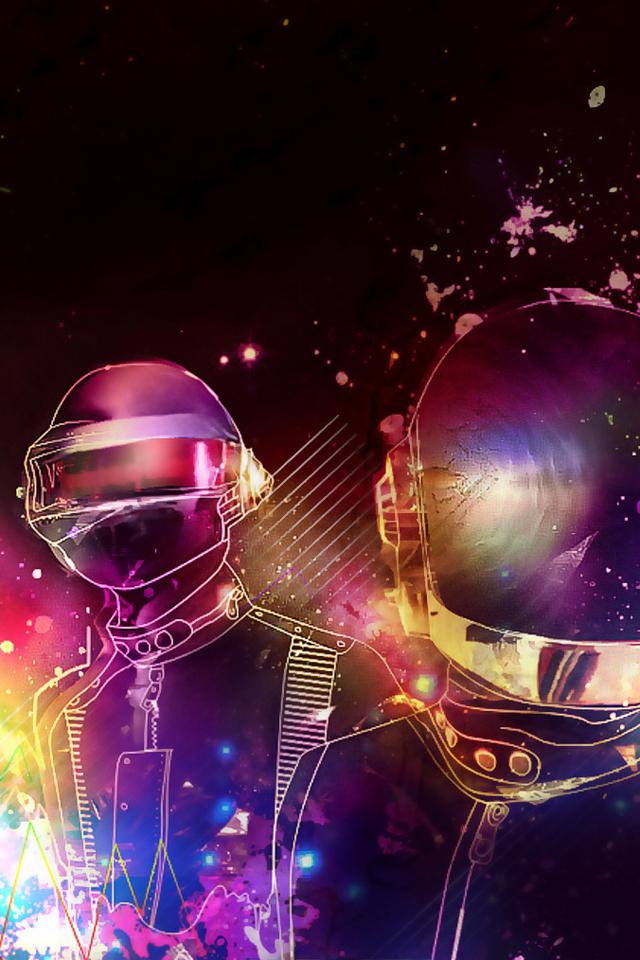 Daft Punk Iphone 4 Wallpapers 640x960 Hd Wallpaper For Cell Phones