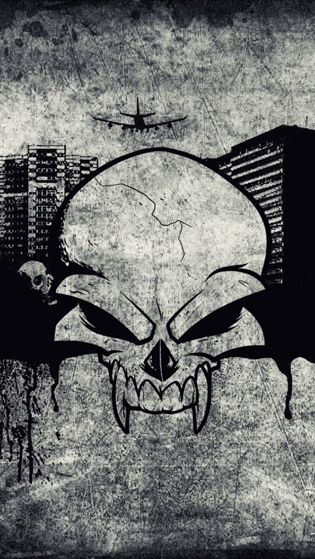 640x1136 Evil Skull Iphone 5 wallpaper