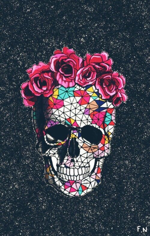 Skull Wallpaper on Pinterest Skull Wallpaper Iphone, Sugar Skull
