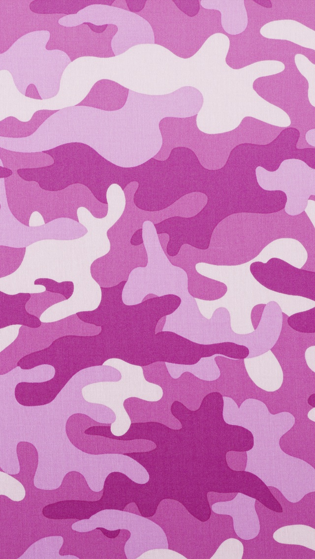 Pink Camo iPhone 5 Wallpaper 640x1136