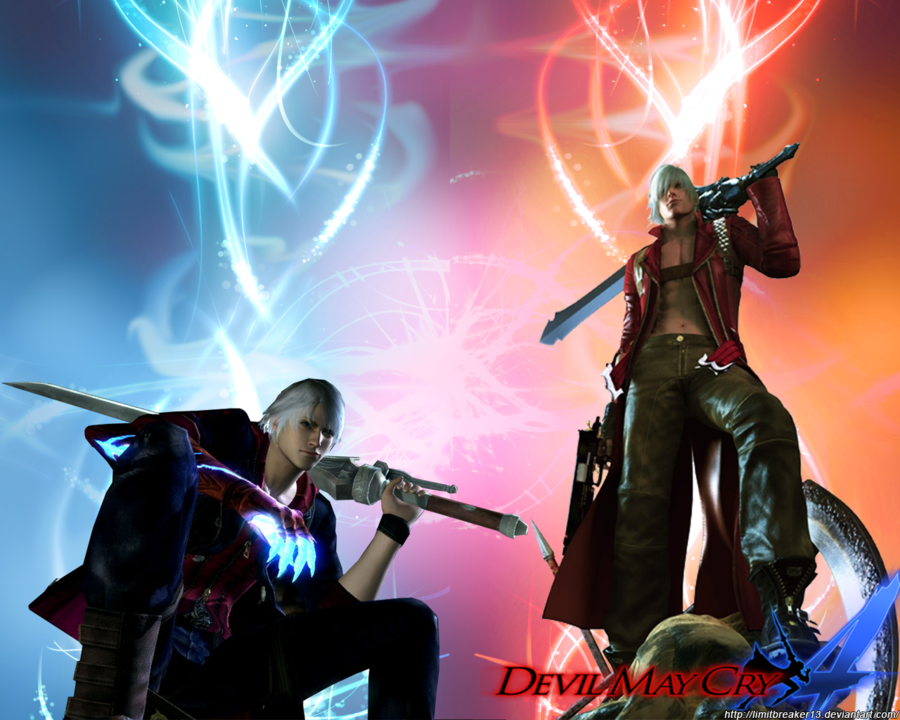 Devil May Cry 4 Nero and Dante - Wallpaper by LimitBreaker13 on ...