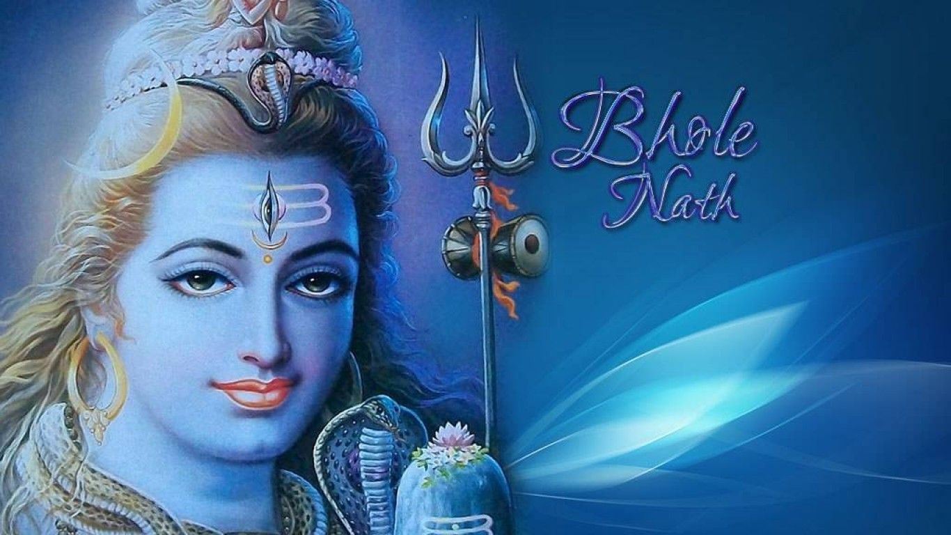 1366x768 Lord Shiva Lord Bholenath Natural Hd Wallpaper