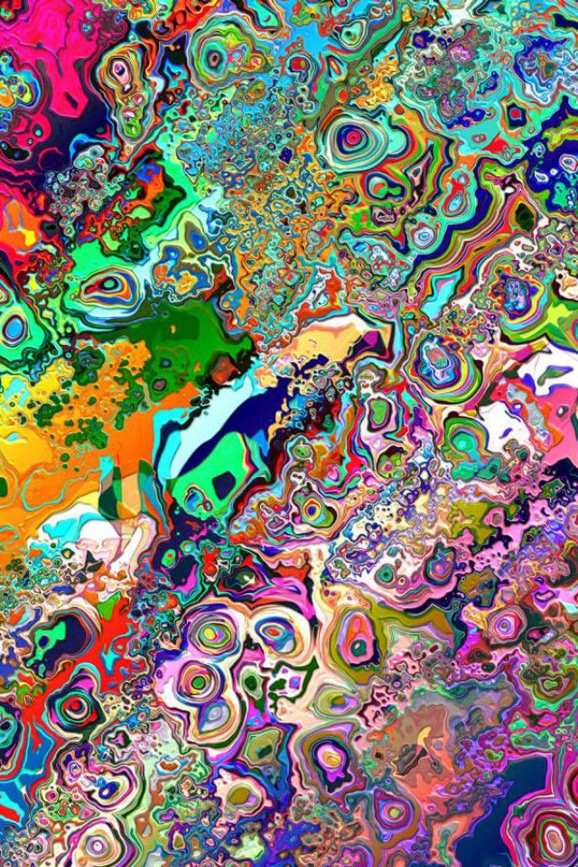 Psychedelic Toon Phone Wallpaper 16 Pack Digital Download AI  Etsy