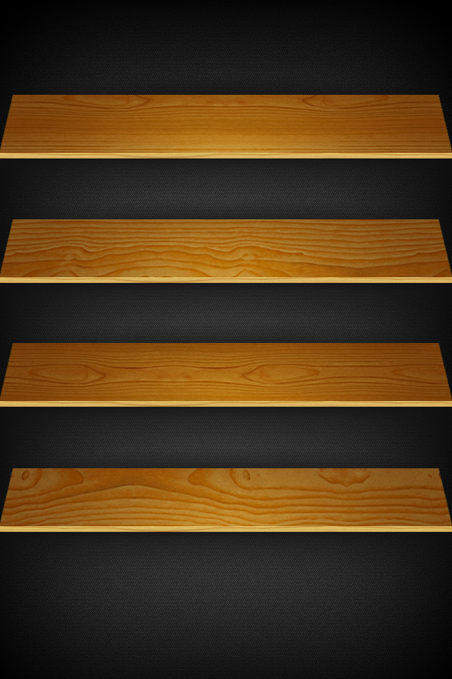 Light Wooden Shelves IPhone Wallpaper | Retina IPhone Wallpapers