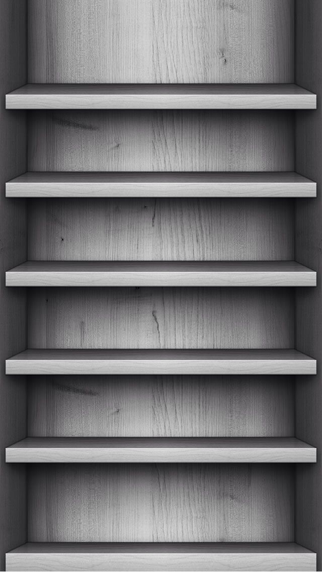 IPhone 5 Shelves Wallpaper