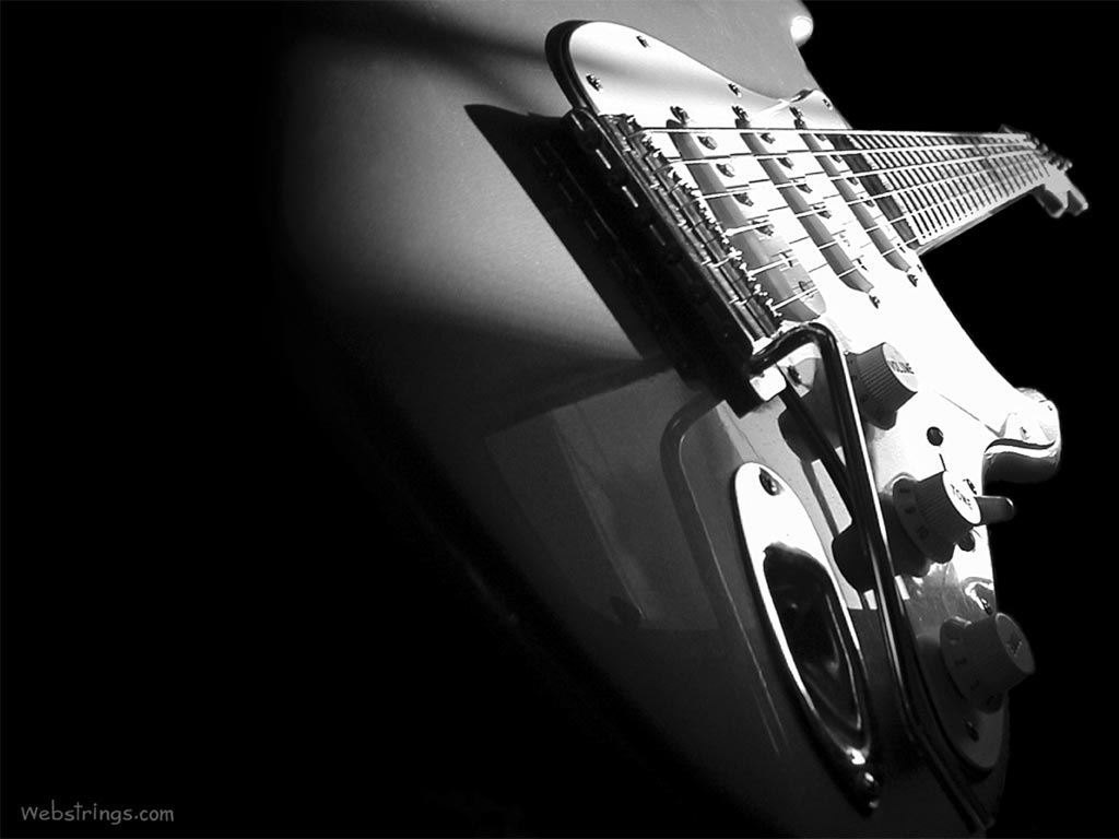 White Guitar Wallpaper Group 71