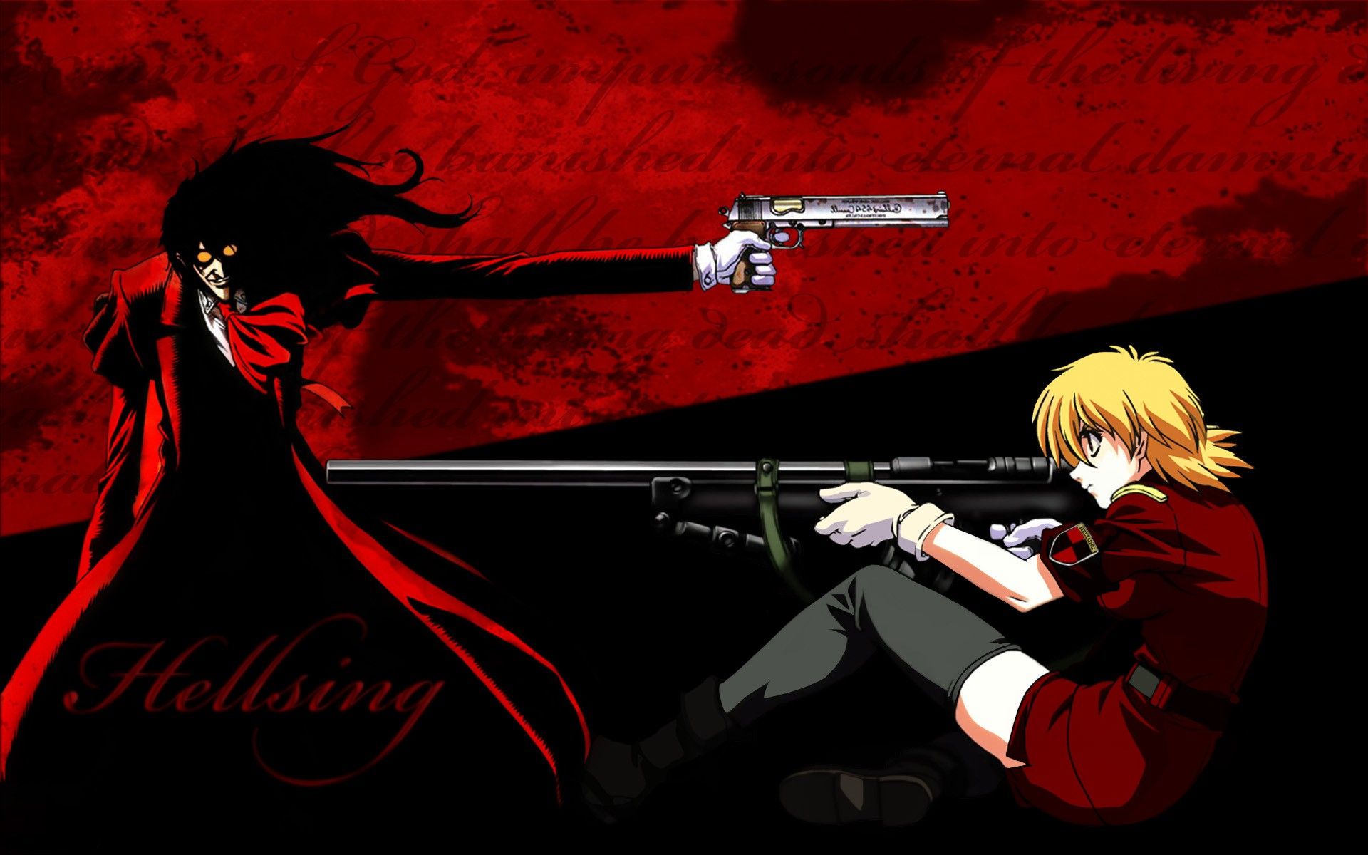 Hellsing обои на телефон вертикальные