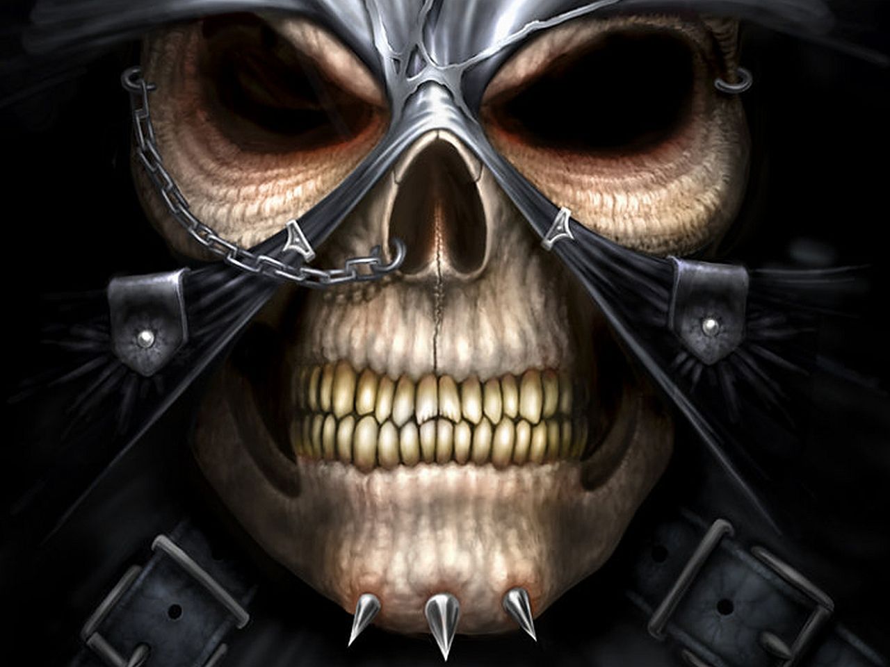 Gallery for - awesome skulls wallpaper