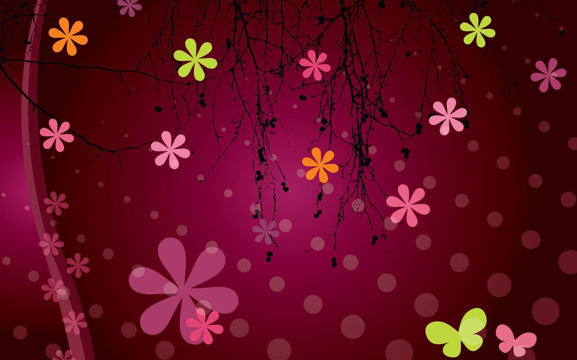 Floral Vector HD Wallpaper