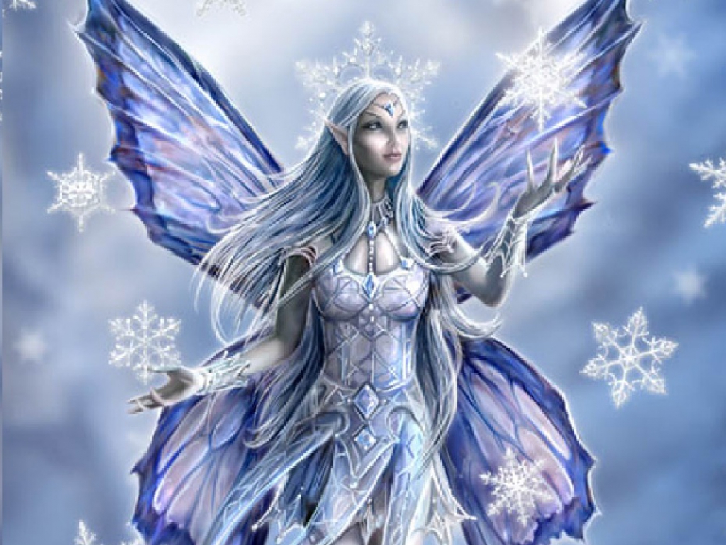 Winter Fairy wallpaper - cynthia selahblue cynti19 Wallpaper