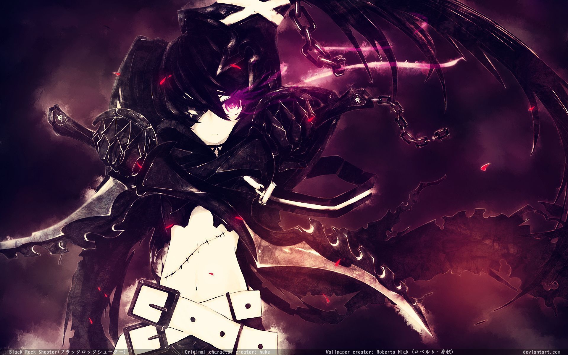 74 Insane Black Rock Shooter HD Wallpapers | Backgrounds ...