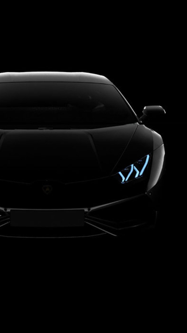 Black Lamborghini Iphone Wallpaper