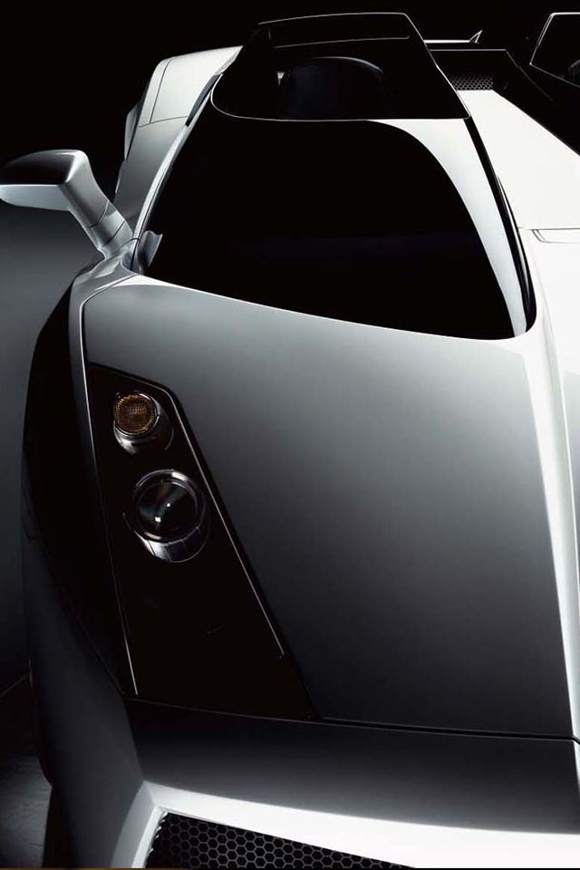 White Lamborghini iPhone 4s Wallpaper Download | iPhone Wallpapers ...
