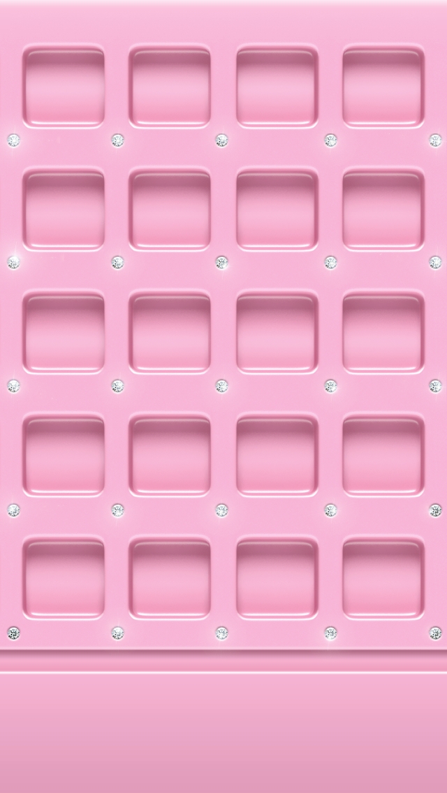 Pink Plastic Icon Tiles iPhone 5 Wallpaper / iPod Wallpaper HD ...