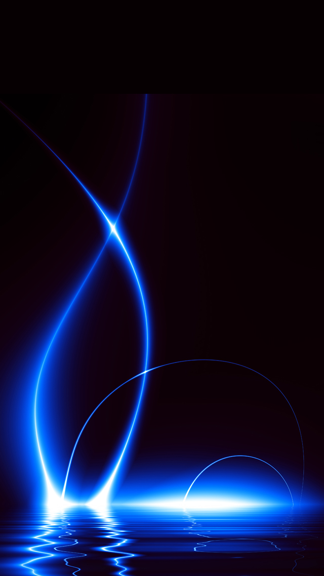 Blue Lights iPhone 5s Wallpaper Download | iPhone Wallpapers, iPad ...