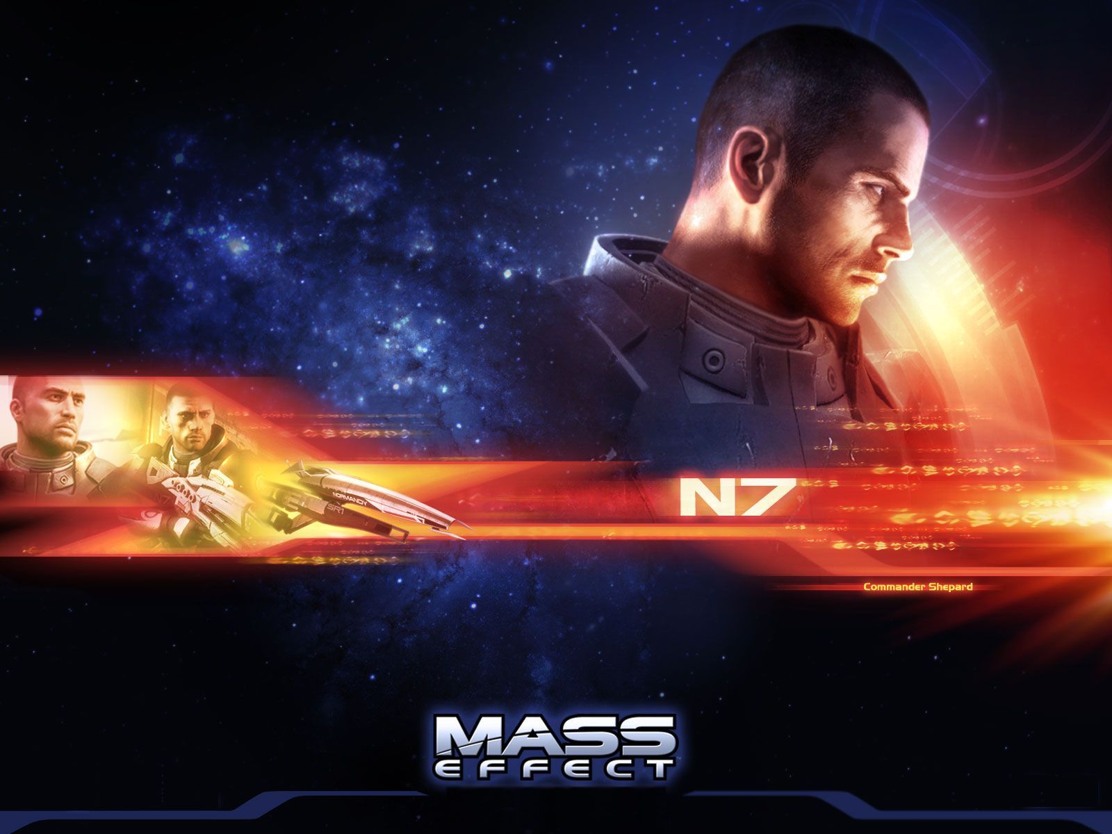 Desktop Wallpapers - Mass Effect, Commander Shepard - Games | Free ...