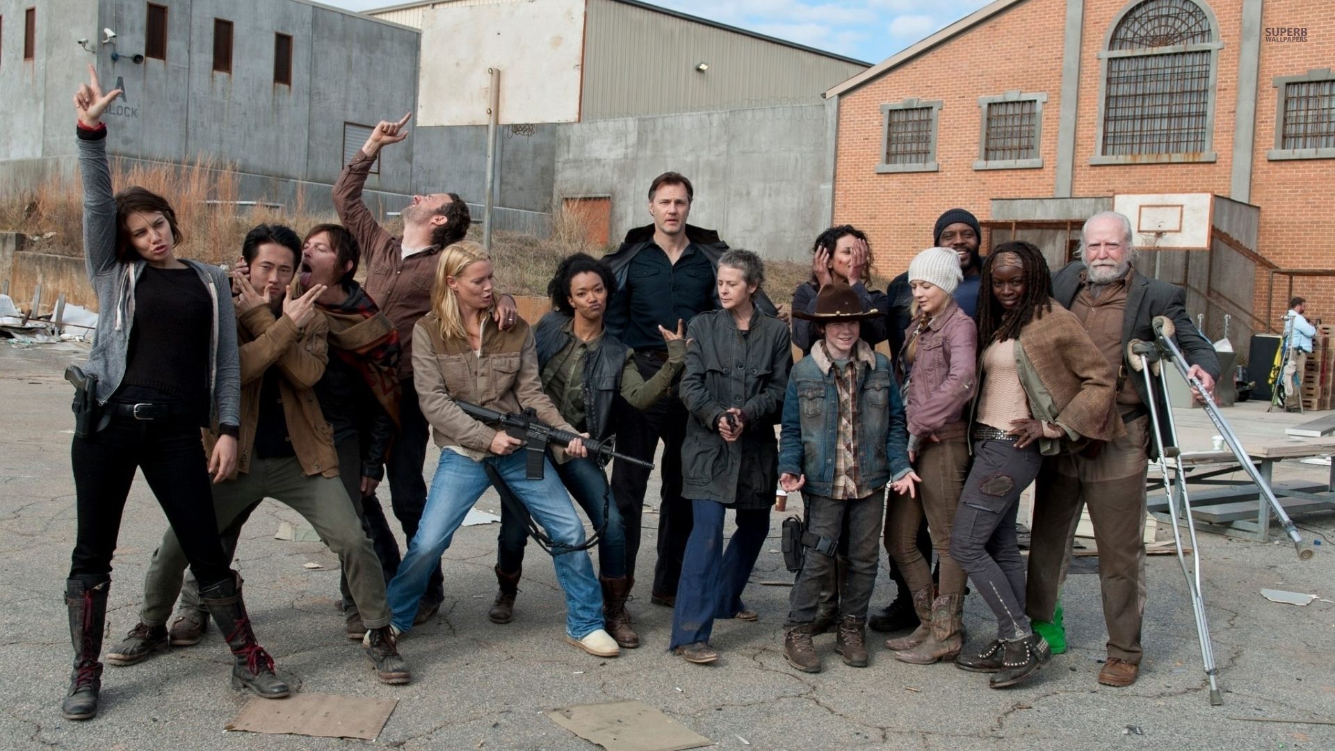 The Walking Dead cast wallpaper - TV Show wallpapers -