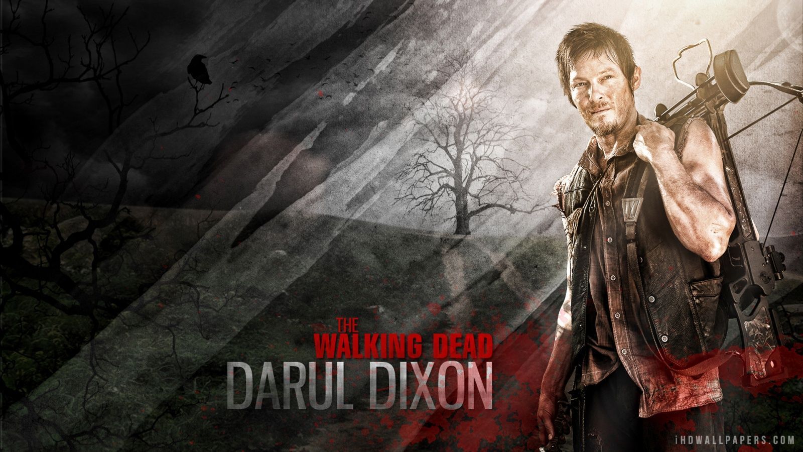 Daryl Dixon The Walking Dead HD Wallpaper - iHD Wallpapers