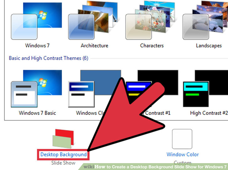 How to Create a Desktop Background Slide Show for Windows 7