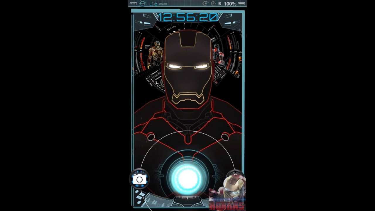 IronMan Jarvis Theme Mark 2 for iPhone5 - YouTube