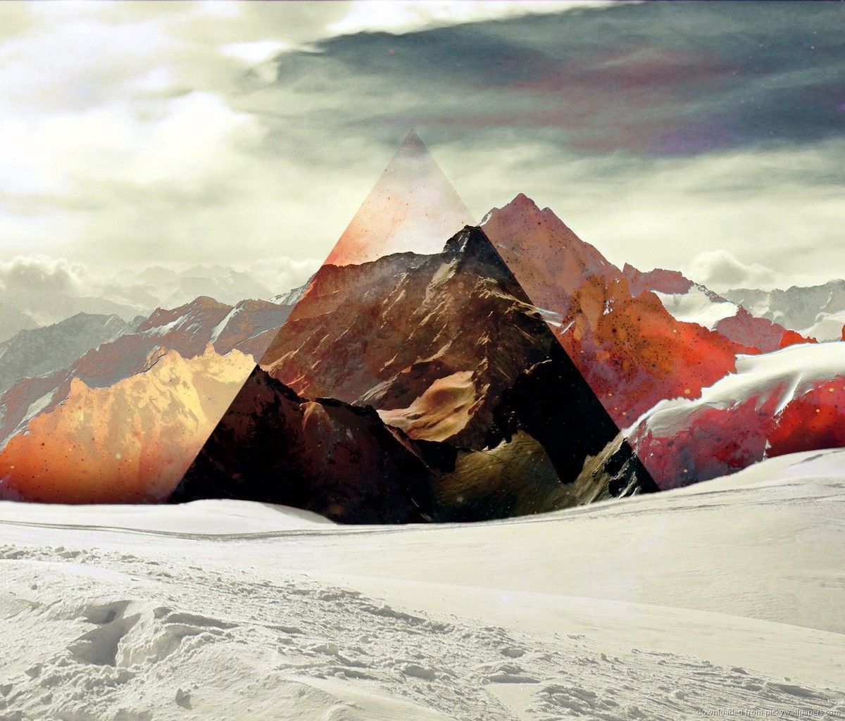 Download Triangle In The Mountains Wallpaper For Samsung Galaxy Tab