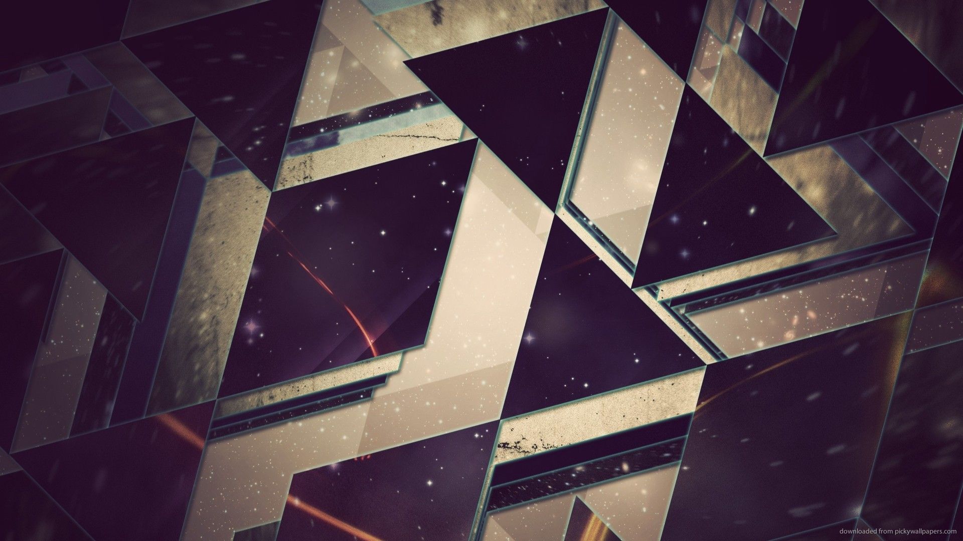 Abstract Triangles Wallpaper For Samsung Galaxy Tab
