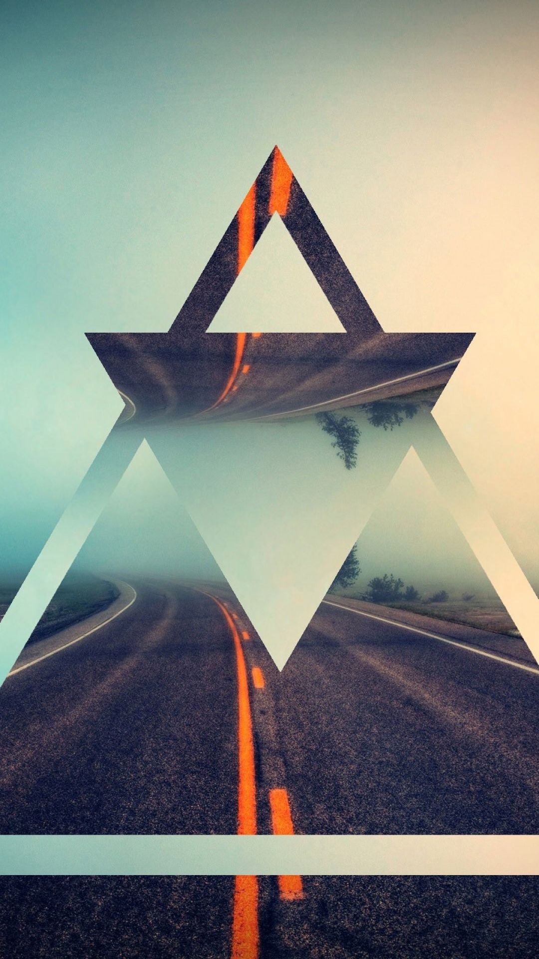 Download Wallpaper 1080x1920 Triangle, Shape, Background, Bright ...