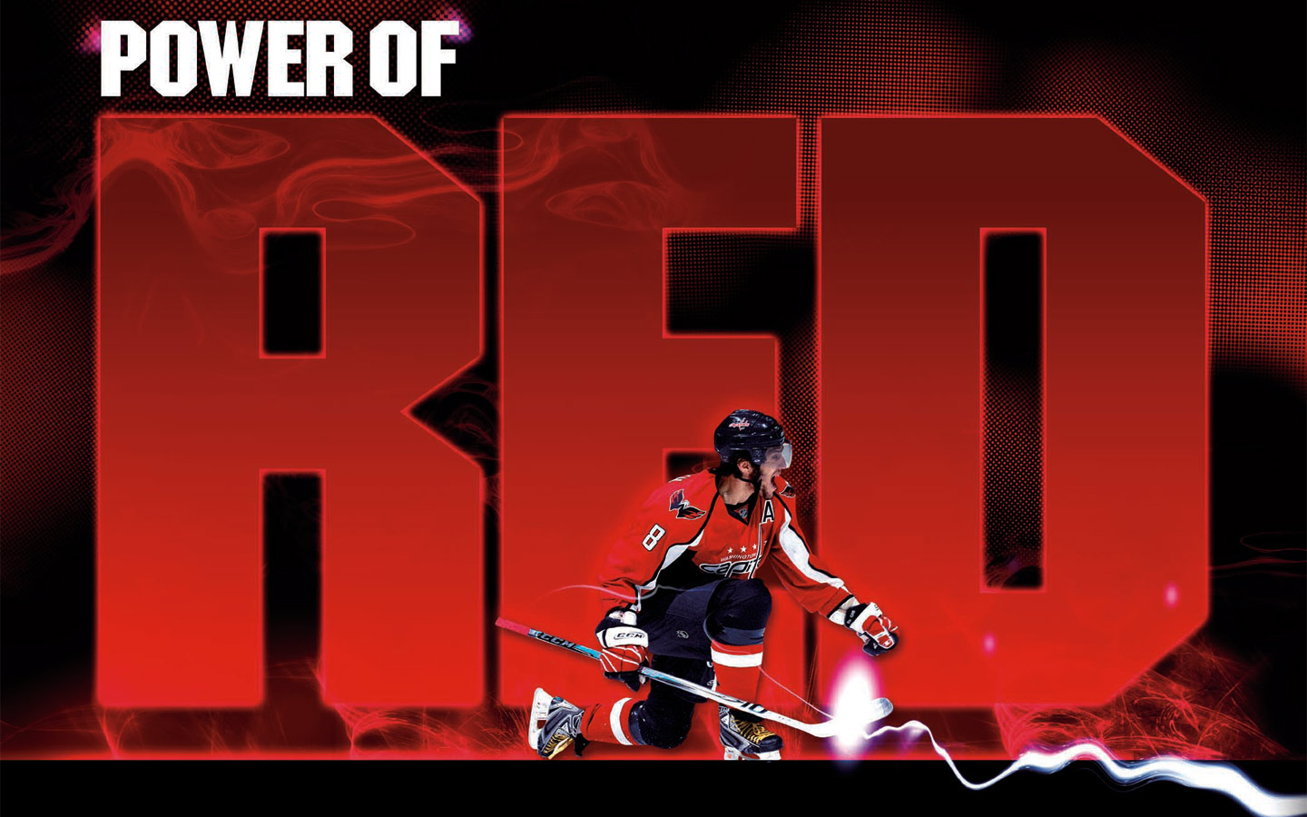 NHL Washington Capitals Ovi Large Red wallpaper HD. Free desktop