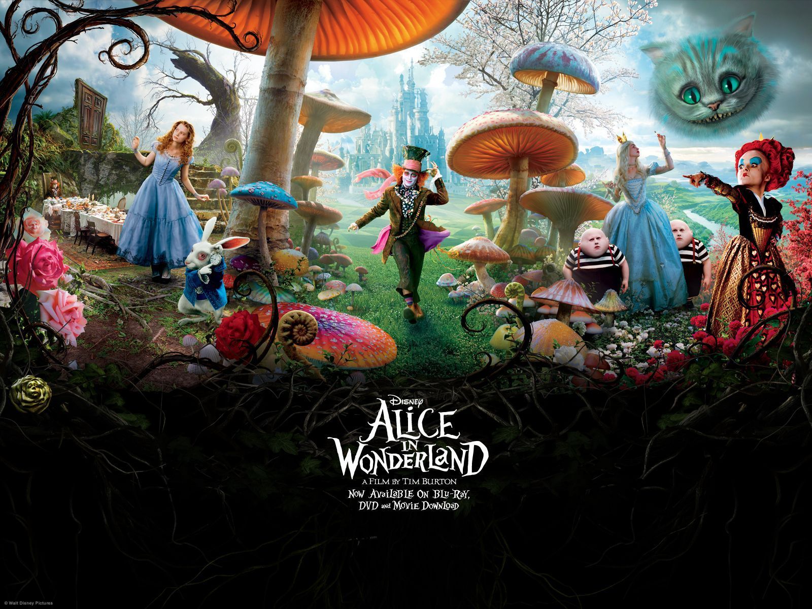 Alice in Wonderland wallpaper - Tim Burton Wallpaper (18698658 ...