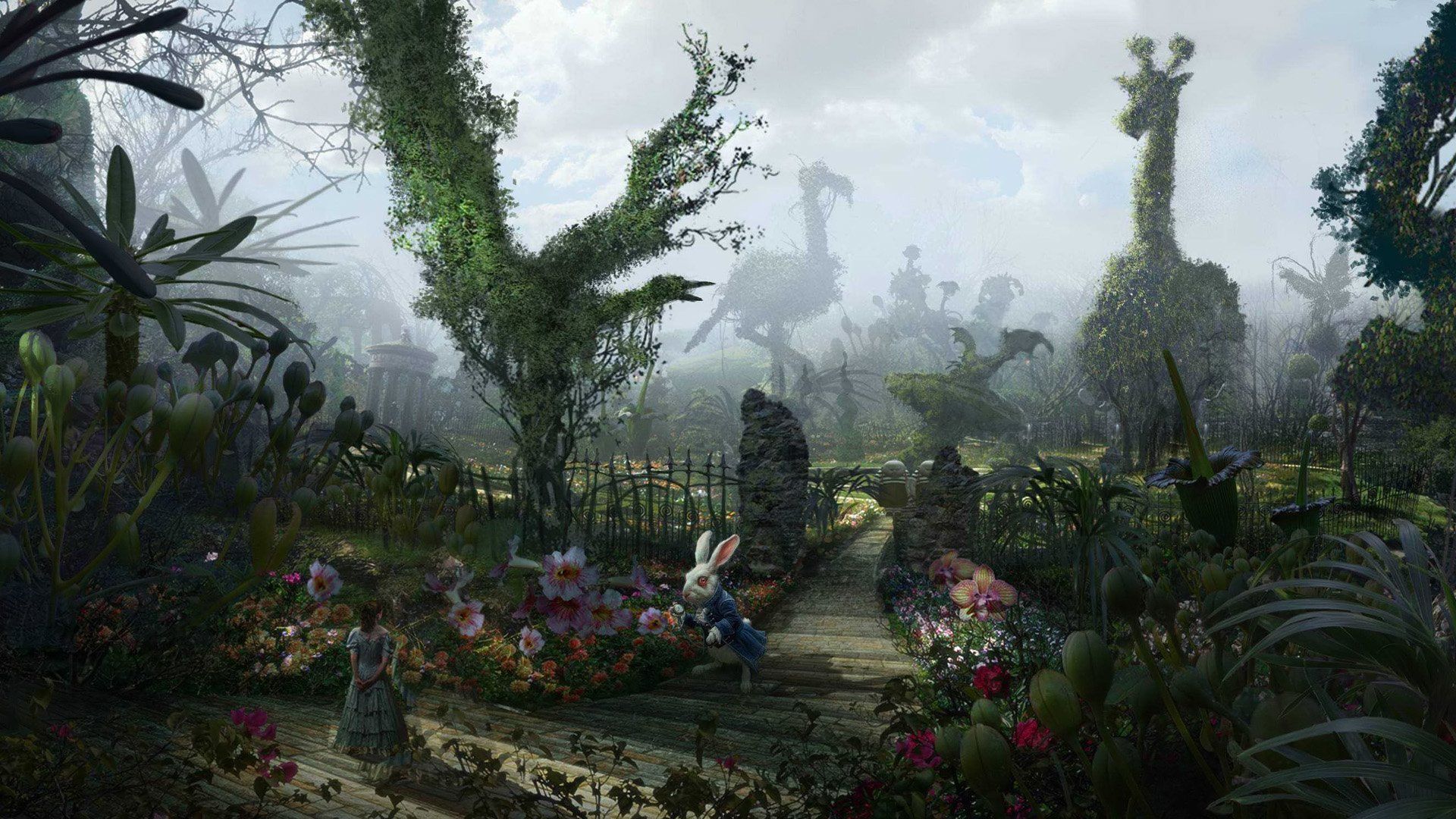 Alice In Wonderland Tim Burton Wallpaper » WallDevil - Best free ...