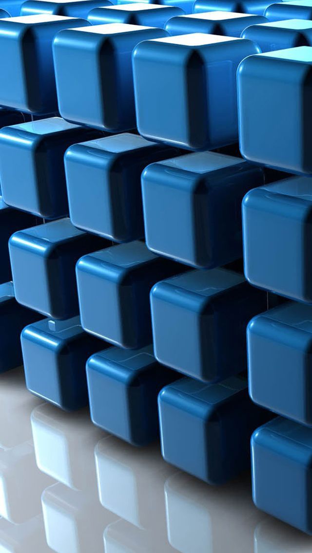 Aligned Cubes 3d iPhone 5s Wallpaper Download | iPhone Wallpapers ...
