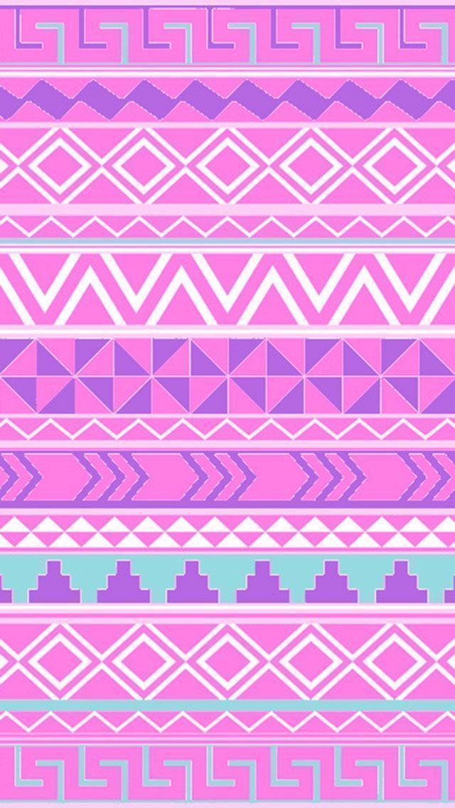 Pink Aztec iPhone 5 wallpaper | iPhone Wallpapers | Pinterest ...