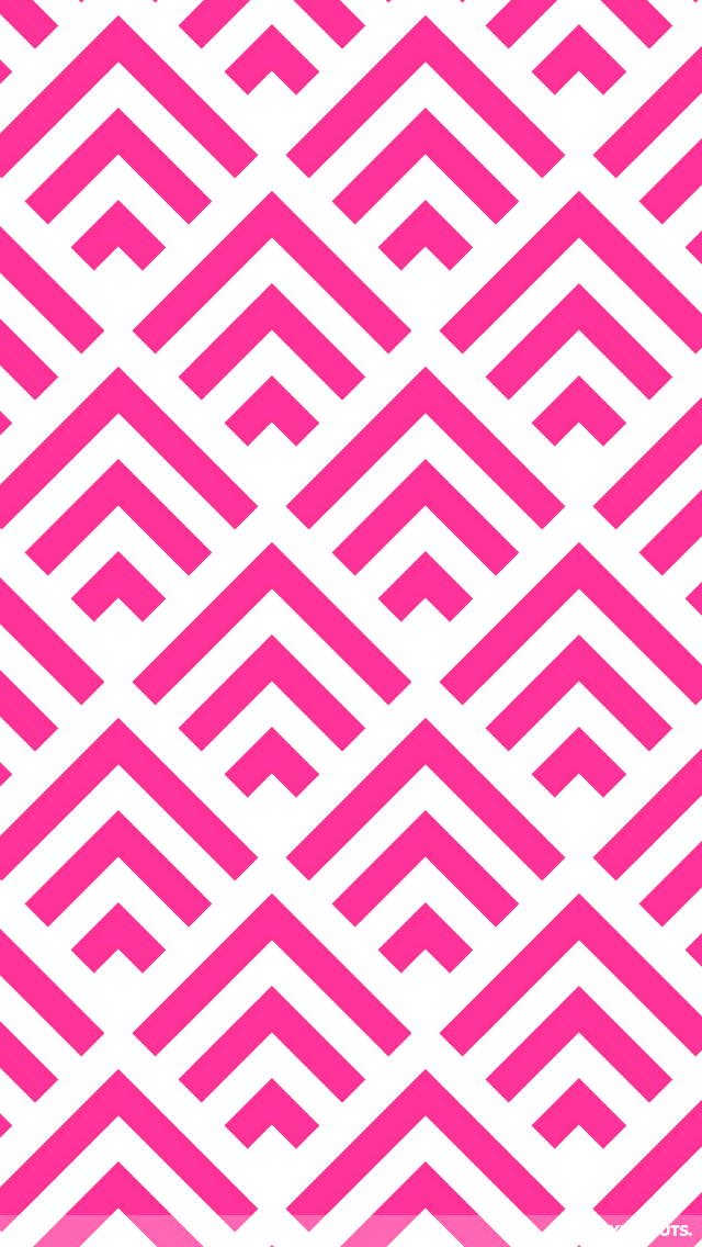 Pink Arrow Pattern iPhone Wallpaper - Random Wallpapers