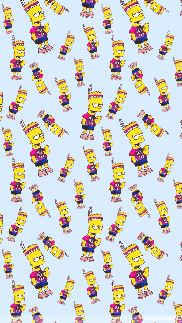 Bart Simpson Indie Pop iPhone Wallpaper