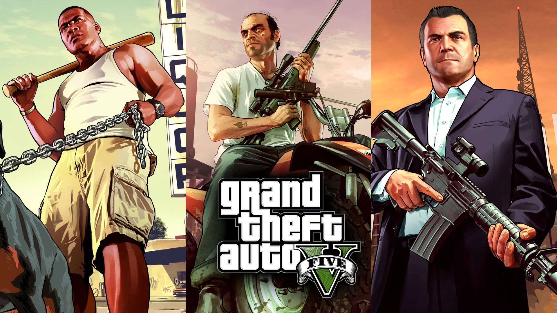 Grand Theft Auto 5 Widescreen HD Wallpaper - Download Page