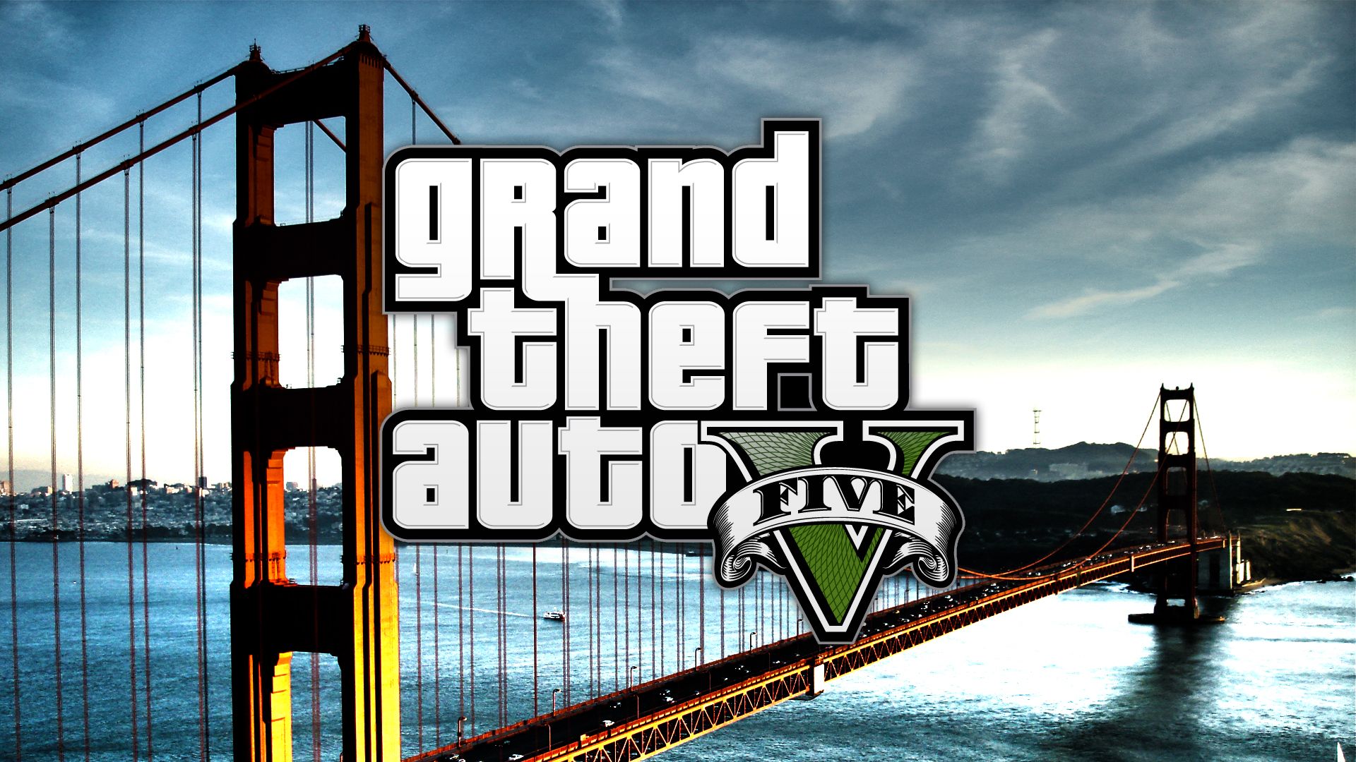 Grand Theft Auto 5 Logo HD Wallpapers