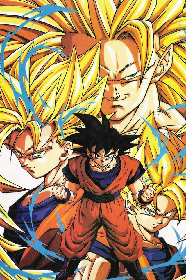 Goku Super saiyan iPhone 4/4S Wallpaper HD : iWallpaper