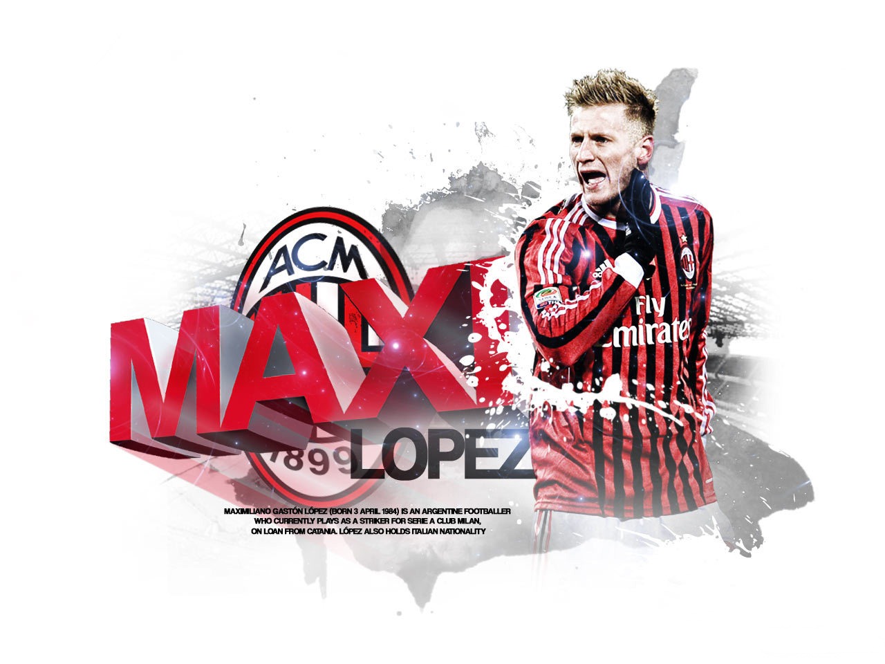 Wallpapers Soccer Legends Maxi Lopez 1280x960 #soccer