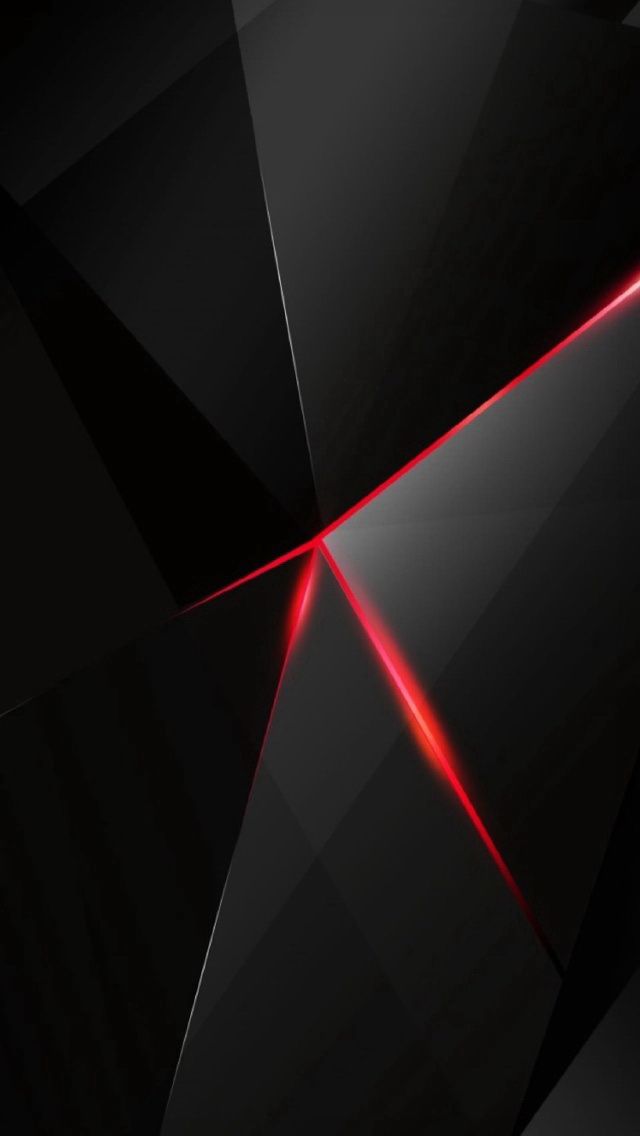 Cool iPhone Wallpapers 640x1136 black and red border