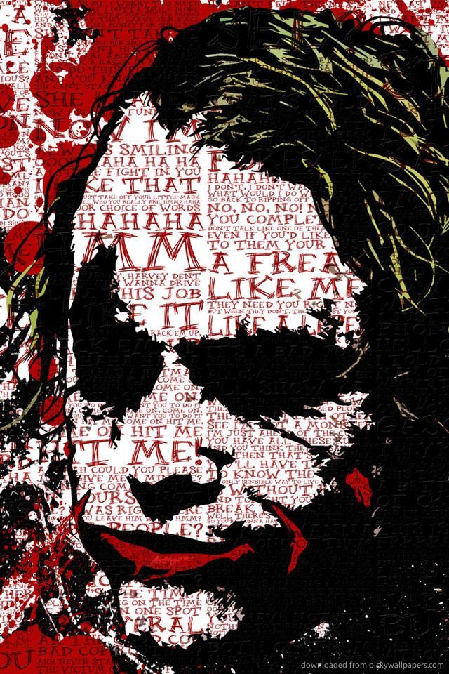 Download Awesome Joker Wallpaper For iPhone 4