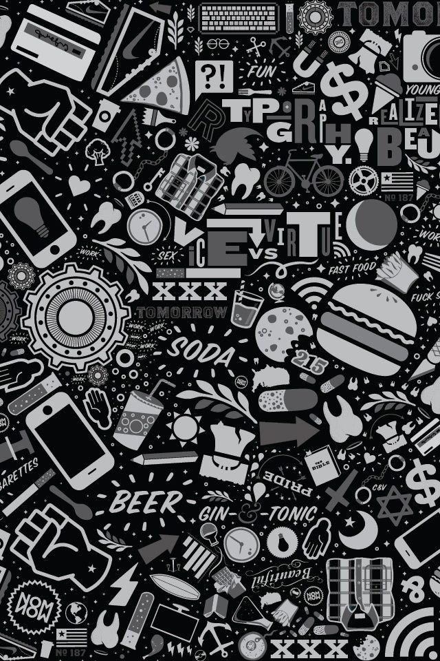 Everything in Excess by Mike Smith. My awesome iPhone lock screen