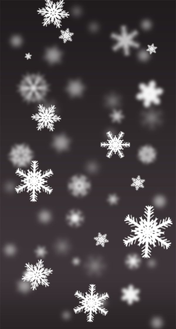 Christmas Snowflakes Wallpaper for iPhone 5/5c/5s on Behance ...