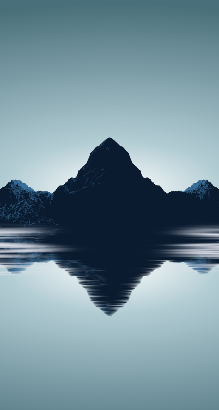 Minimal Mountains Wallpaper for iPhone 5s by Barrieau on DeviantArt