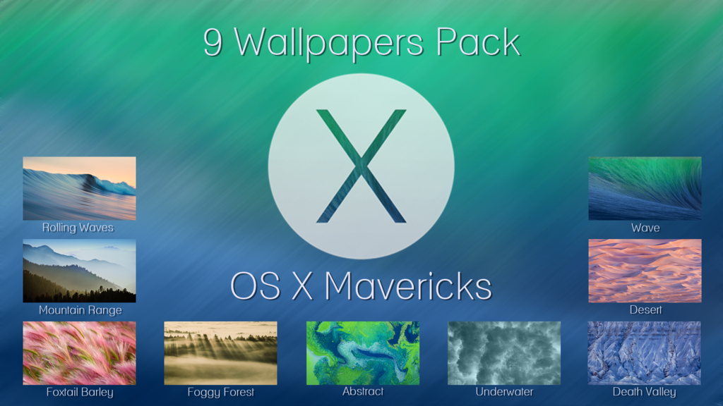 Mac Os X Mavericks Wallpapers Pack by iDSHdeviantART on DeviantArt