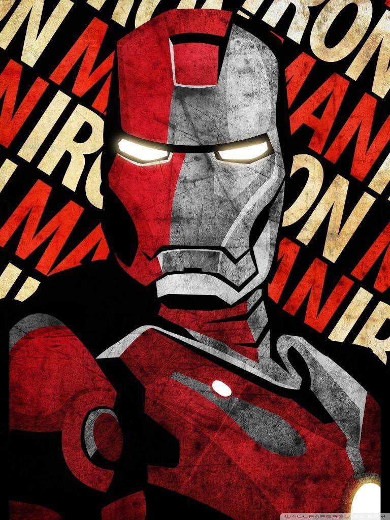Shepard Fairey Iron Man Poster by IfDeathInspired HD desktop