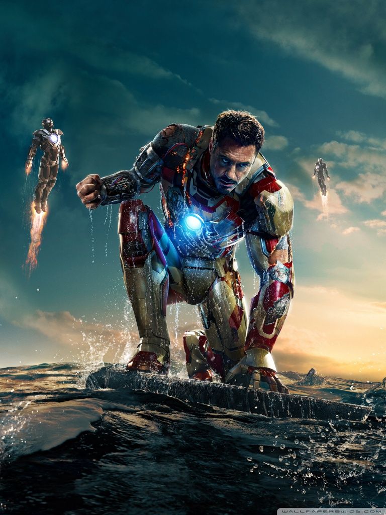 Iron Man 3 Iron Man vs Mandarin HD desktop wallpaper : High ...