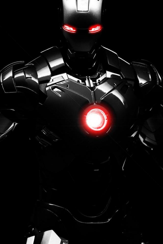 Iron Man Black Armour - HD Mobile Wallpaper Mobiles HD Backgrounds